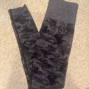 Gymshark Gray Camo Leggings